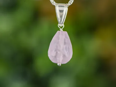 Висулка с Розов Кварц