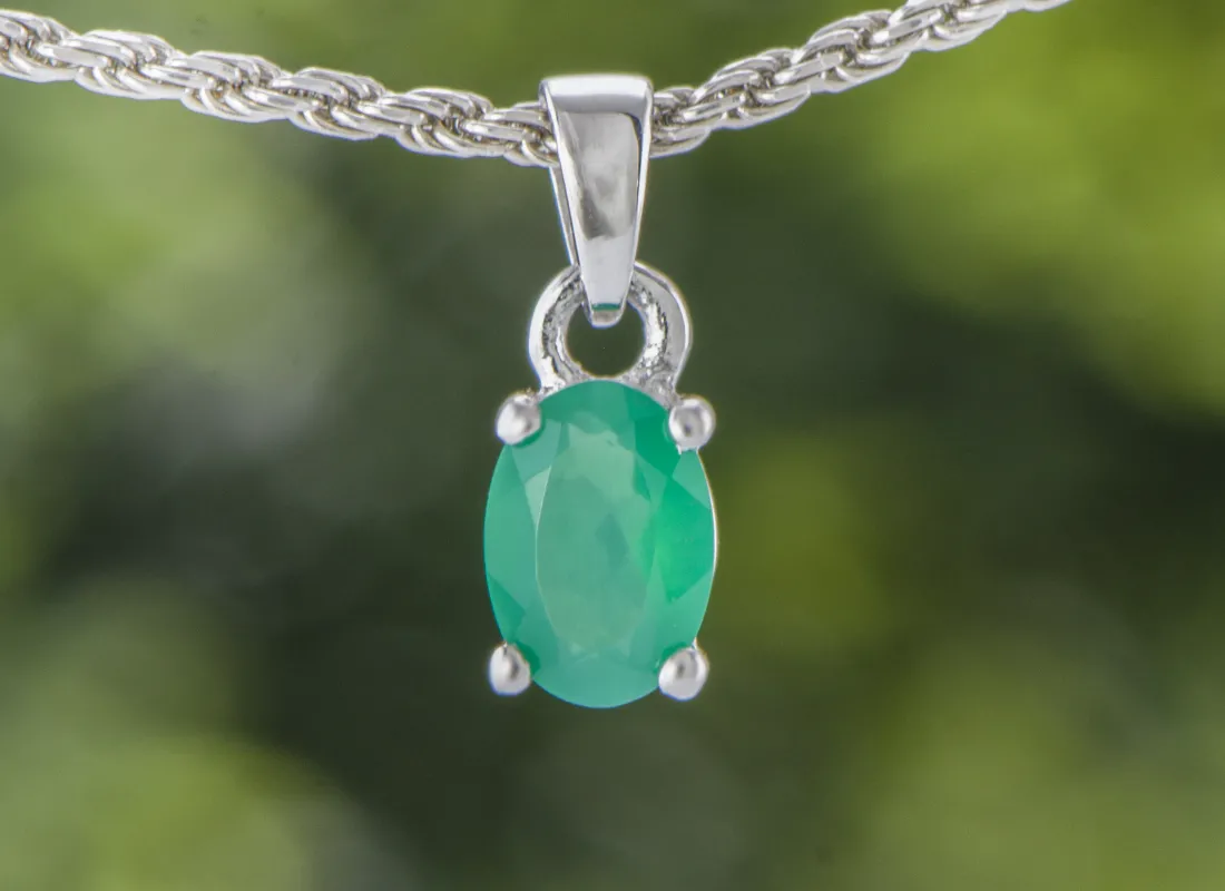 Висулка със Зелен Ахат